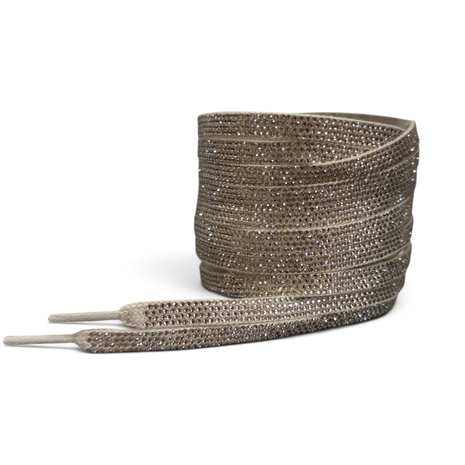 GOLDEN GOOSE COTTON LACES WITH GOLD SWAROVSKI CRYSTALS