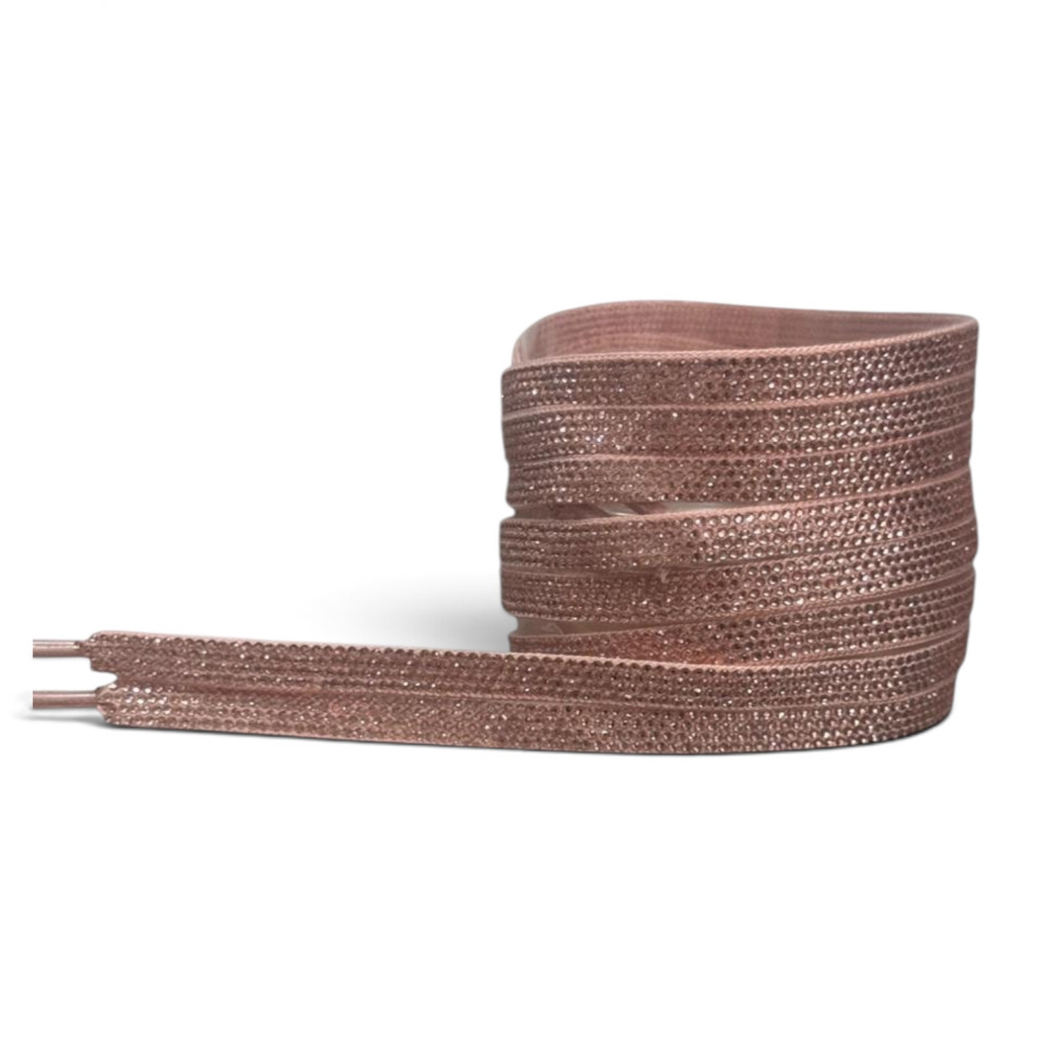 GOLDEN GOOSE COTTON LACES WITH PINK SWAROVSKI CRYSTALS