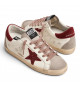 GOLDEN GOOSE COTTON LACES WITH PINK SWAROVSKI CRYSTALS