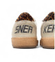 GOLDEN GOOSE BALL STAR SNEAKERS IN NAPPA WITH RED STAR AND LEOPARD HEEL TAB