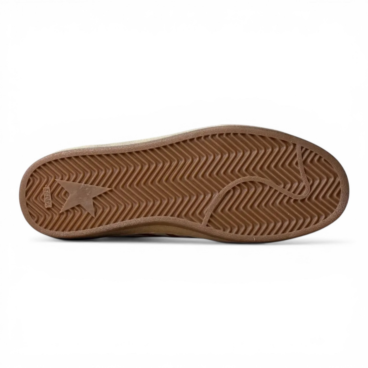 GOLDEN GOOSE BALL STAR IN ZEBRA PONY WITH METALLIC LEATHER STAR