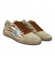 GOLDEN GOOSE BALL STAR IN ZEBRA PONY WITH METALLIC LEATHER STAR