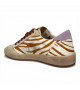 GOLDEN GOOSE BALL STAR IN ZEBRA PONY WITH METALLIC LEATHER STAR