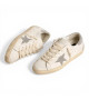 GOLDEN GOOSE SUPER STAR WITH SILVER SWAROVSKI CRYSTAL STAR AND HEEL TAB