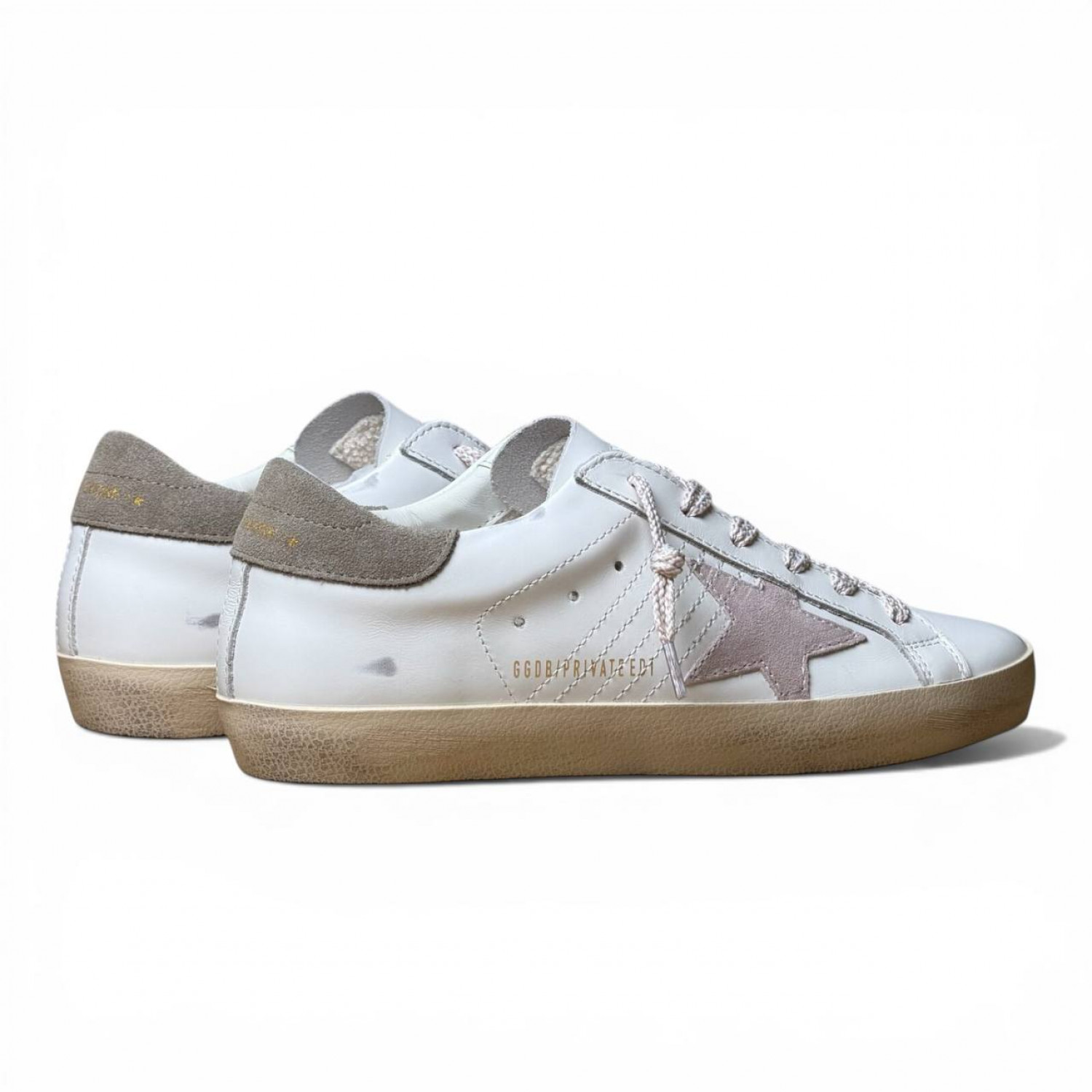 GOLDEN GOOSE SUPER STAR PECH PINK STAR