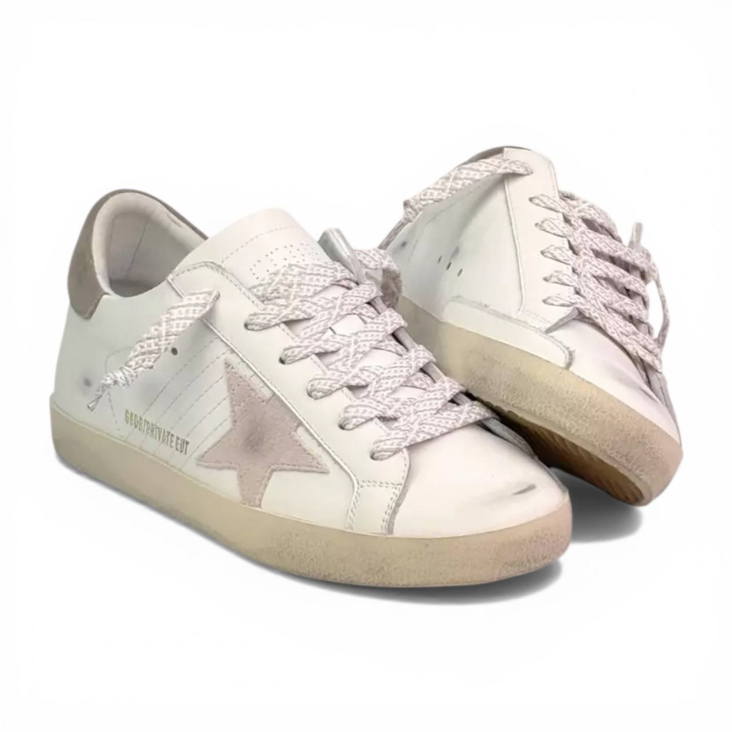 GOLDEN GOOSE SUPER STAR PECH PINK STAR