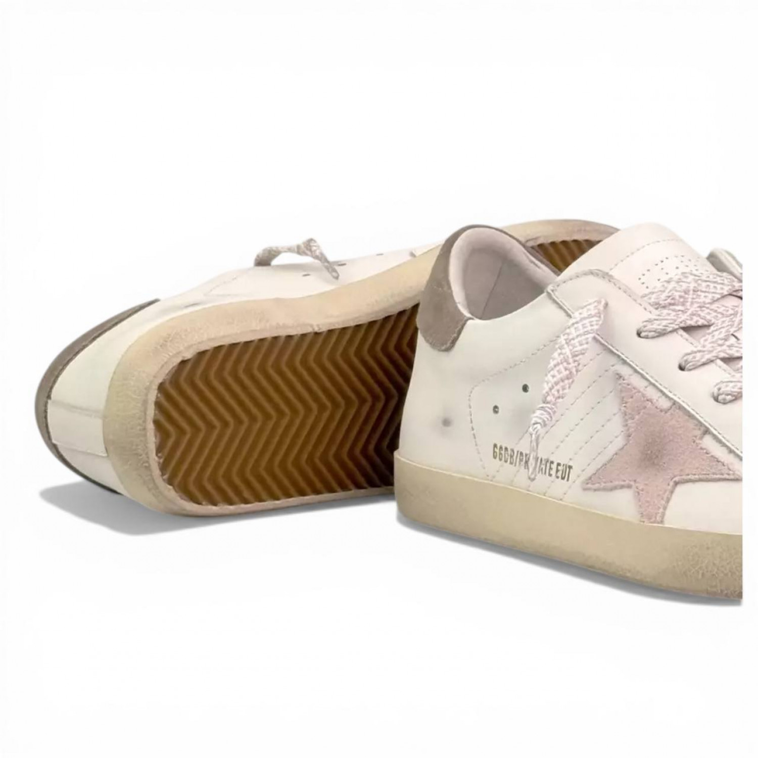 GOLDEN GOOSE SUPER STAR PECH PINK STAR