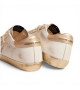 GOLDEN GOOSE SUPER STAR WITH GOLD SPARKLE FOXING AND METAL STUD LETTERING COD