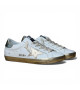 GOLDEN GOOSE SUPER STAR WITH GOLD SPARKLE FOXING AND METAL STUD LETTERING COD