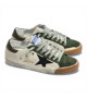 GOLDEN GOOSE SUPER STAR BLACK STAR AND BLACK HEEL TAB