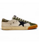 GOLDEN GOOSE SUPER STAR BLACK STAR AND BLACK HEEL TAB