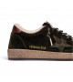 BALL STAR SHEARLING IN BROWN SUEDE WITH PONY STAR AND LEATHER HEEL TAB
