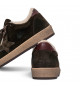 BALL STAR SHEARLING IN BROWN SUEDE WITH PONY STAR AND LEATHER HEEL TAB