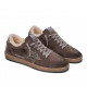 BALL STAR SHEARLING IN COFFEE SUEDE WITH GLITTER STAR AND LEATHER HEEL TAB