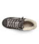 SUPER STAR IN GREY SUEDE AND SHEARLING WITH GLITTER STAR